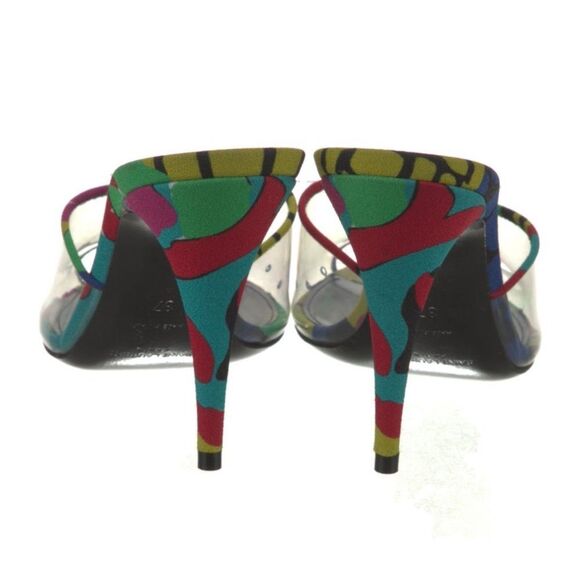 Saint Laurent printed PVC Heels - Picture 3 of 4